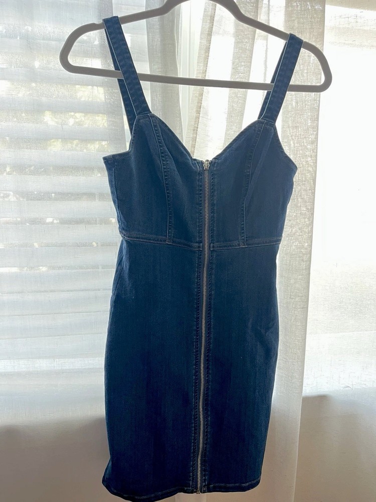 GUESS Women's Denim Blue Jeans Dress Size S
