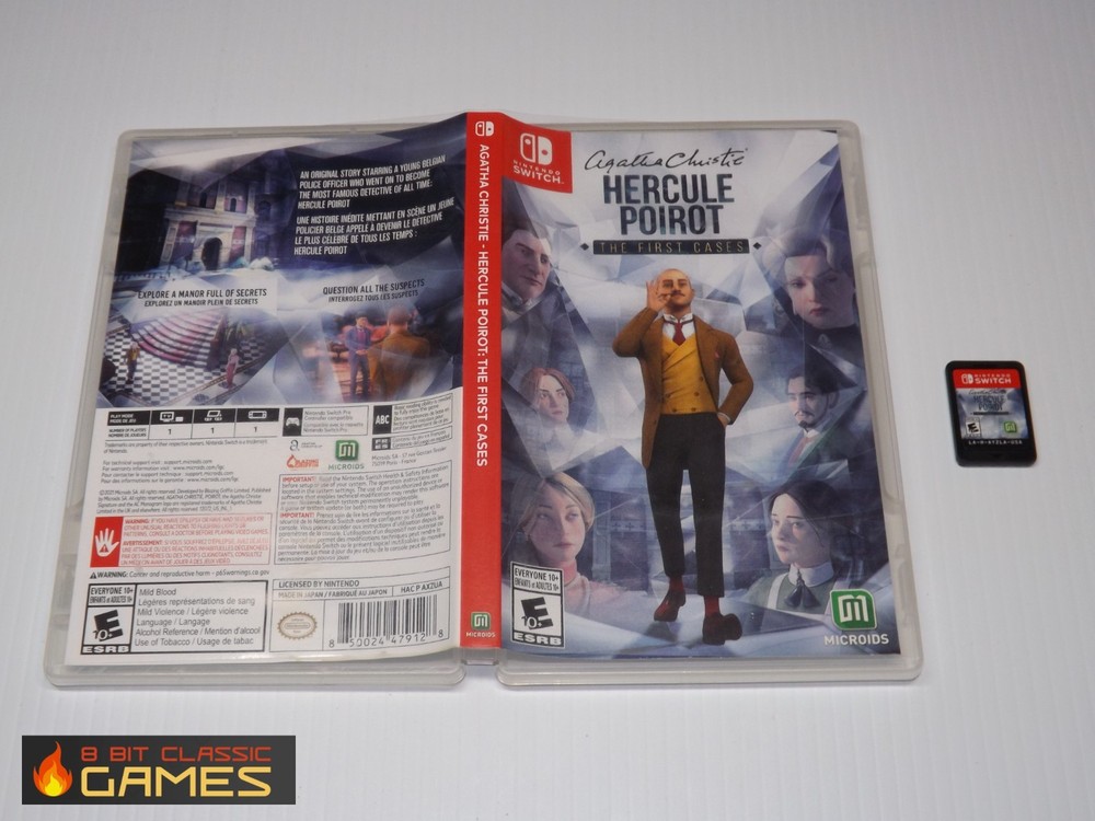 Agatha Christie Hercule Poirot First Cases   COMPLETE  - Nintendo Switch -  514a