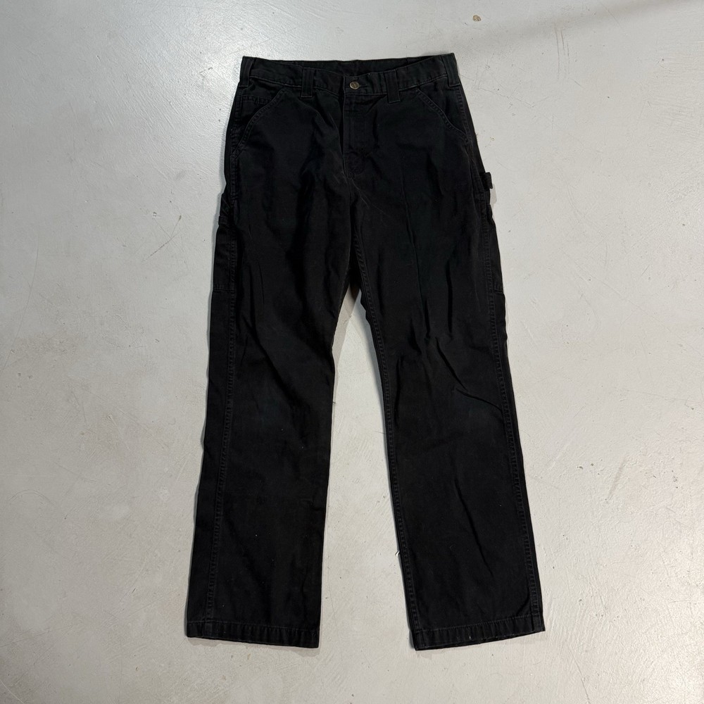 Carhartt Relaxed Fit Men's Workwear Carpenter Pants Cotton Canvas  Black 32x32