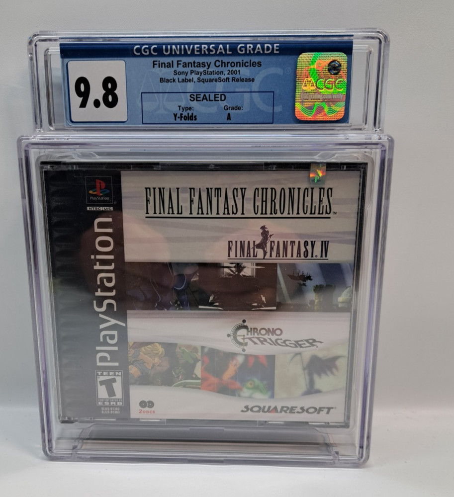 Final Fantasy Chronicles Sony PlayStation PS1 Factory Sealed New CGC 9.8 A grade