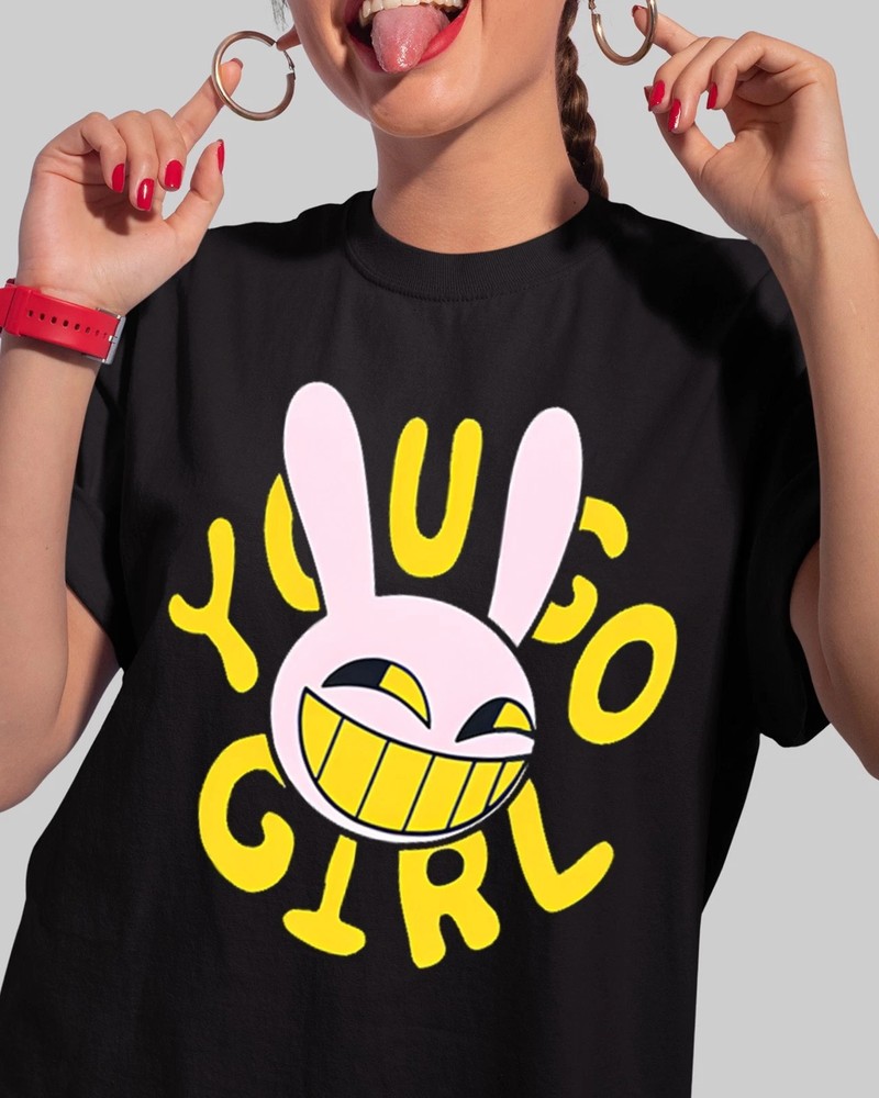 Anime The Amazing Digital Circus Black T Shirt Size S - 5XL #1