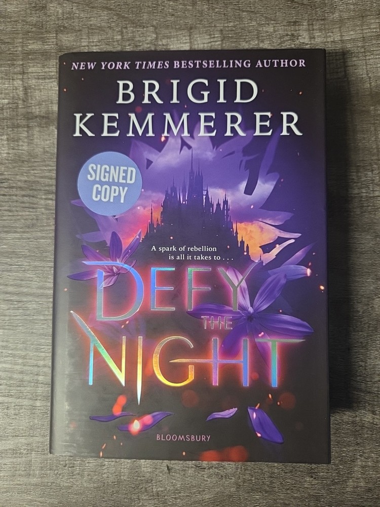 Defy the Night by Brigid Kemmerer Fairyloot Edition Signed Hardcover