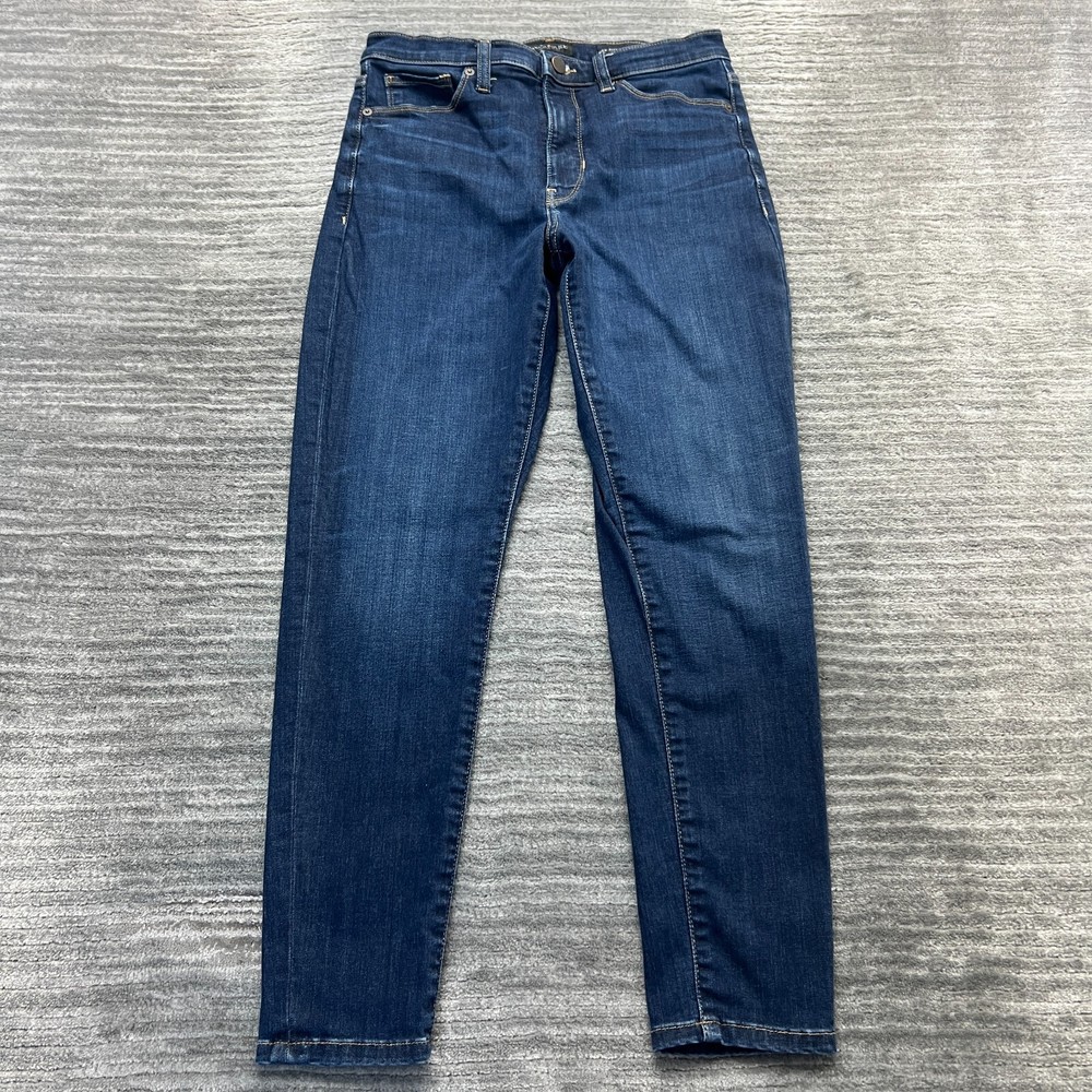 Banana Republic Jeans Size 27 Womens High Rise Skinny Medium Wash Blue Denim