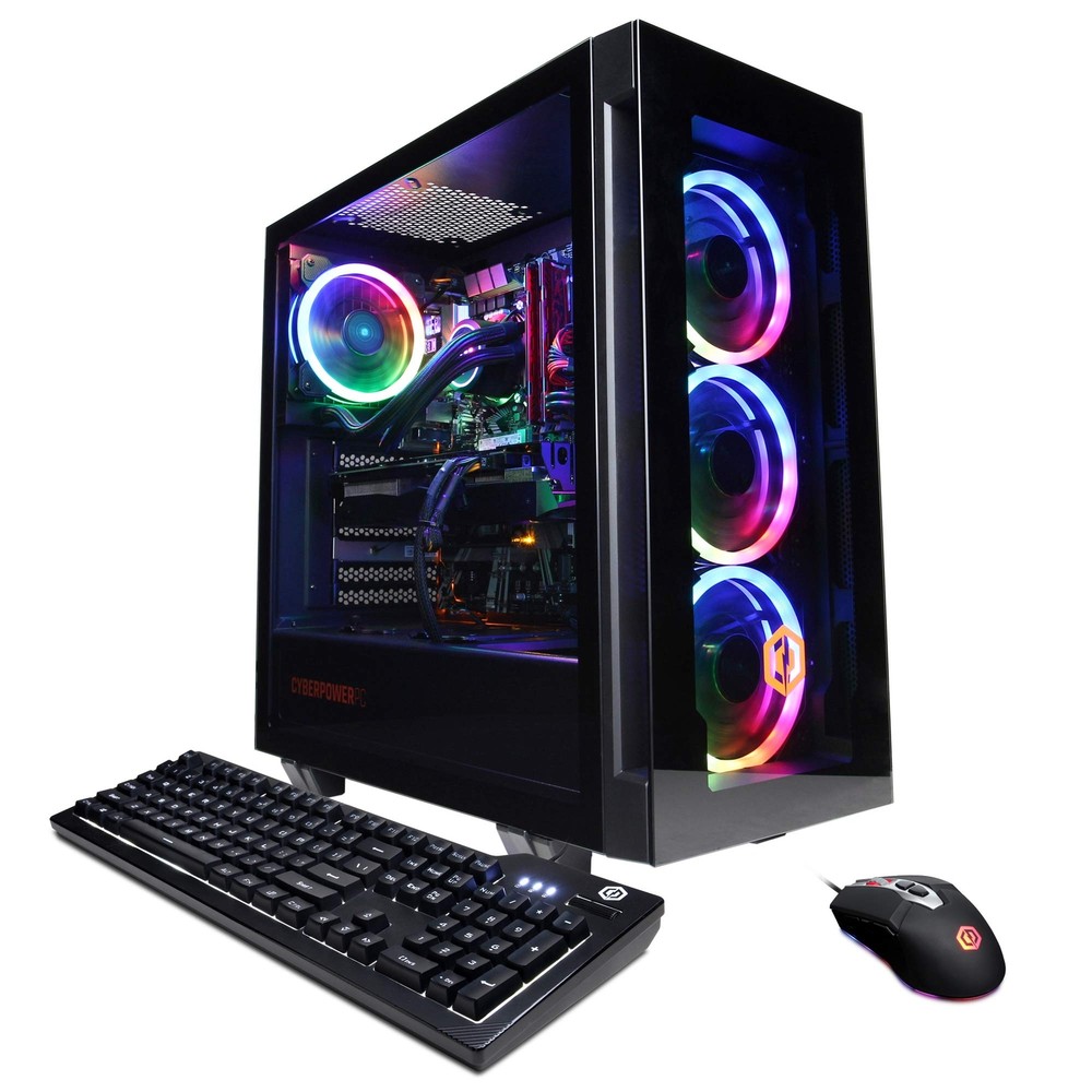 CYBERPOWERPC Gamer Xtreme VR Gaming Desktop – Liquid-Cooled Intel i7-10700K 3.8GHz