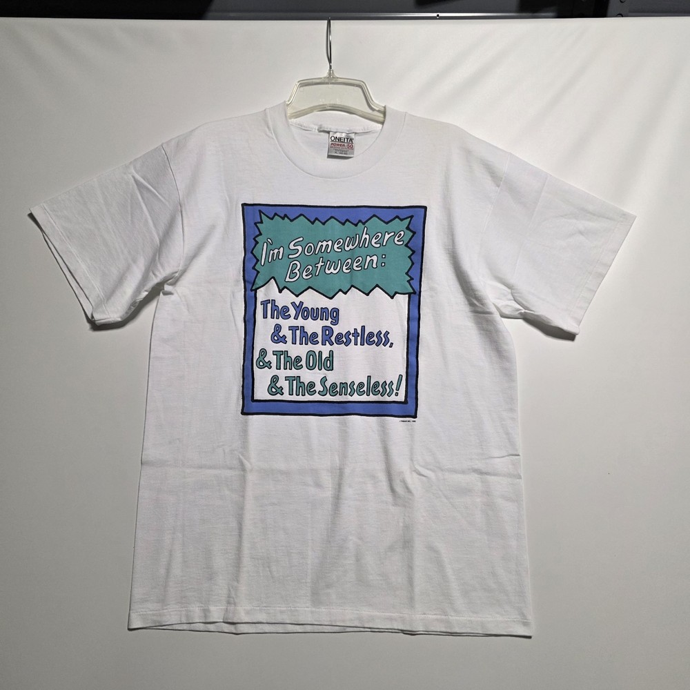 Vintage T-Shirt Adult XL 90's USA Single Stitch Funny Quote