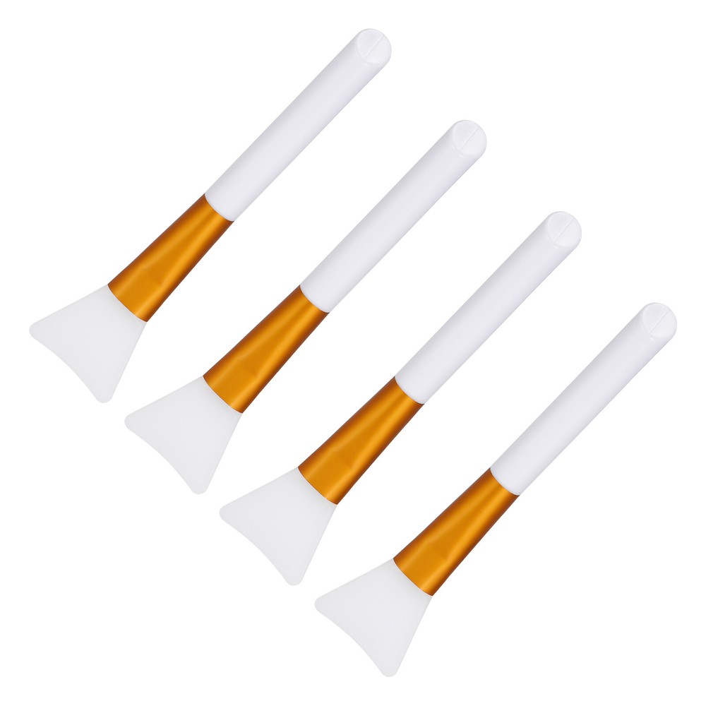 Silicone Epoxy Brushes White Applicator DIY Brush, Pack of 4