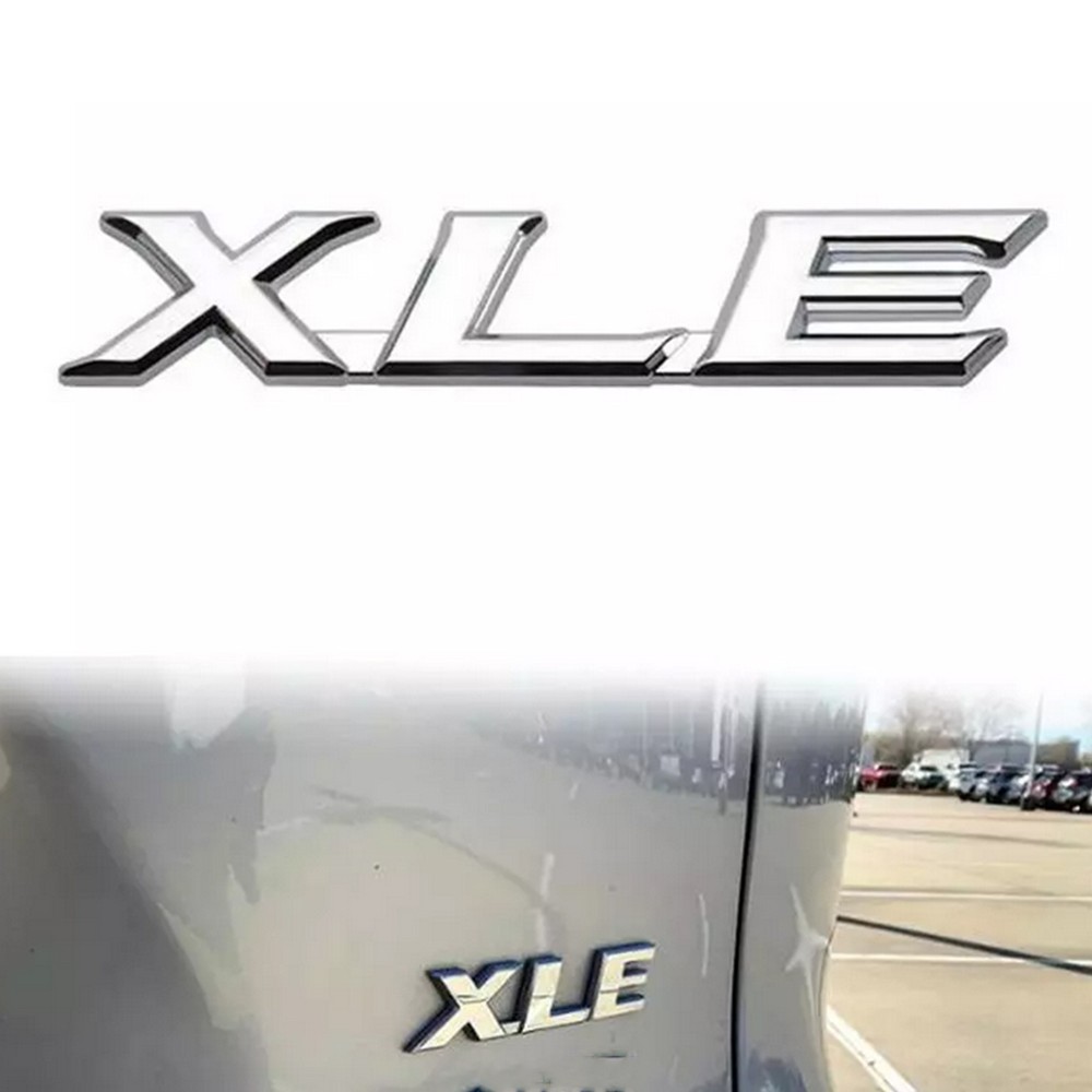 For Camry Sienna Rear XLE Letter Trunk Liftgate Tailgate Emblem Badge Chrome