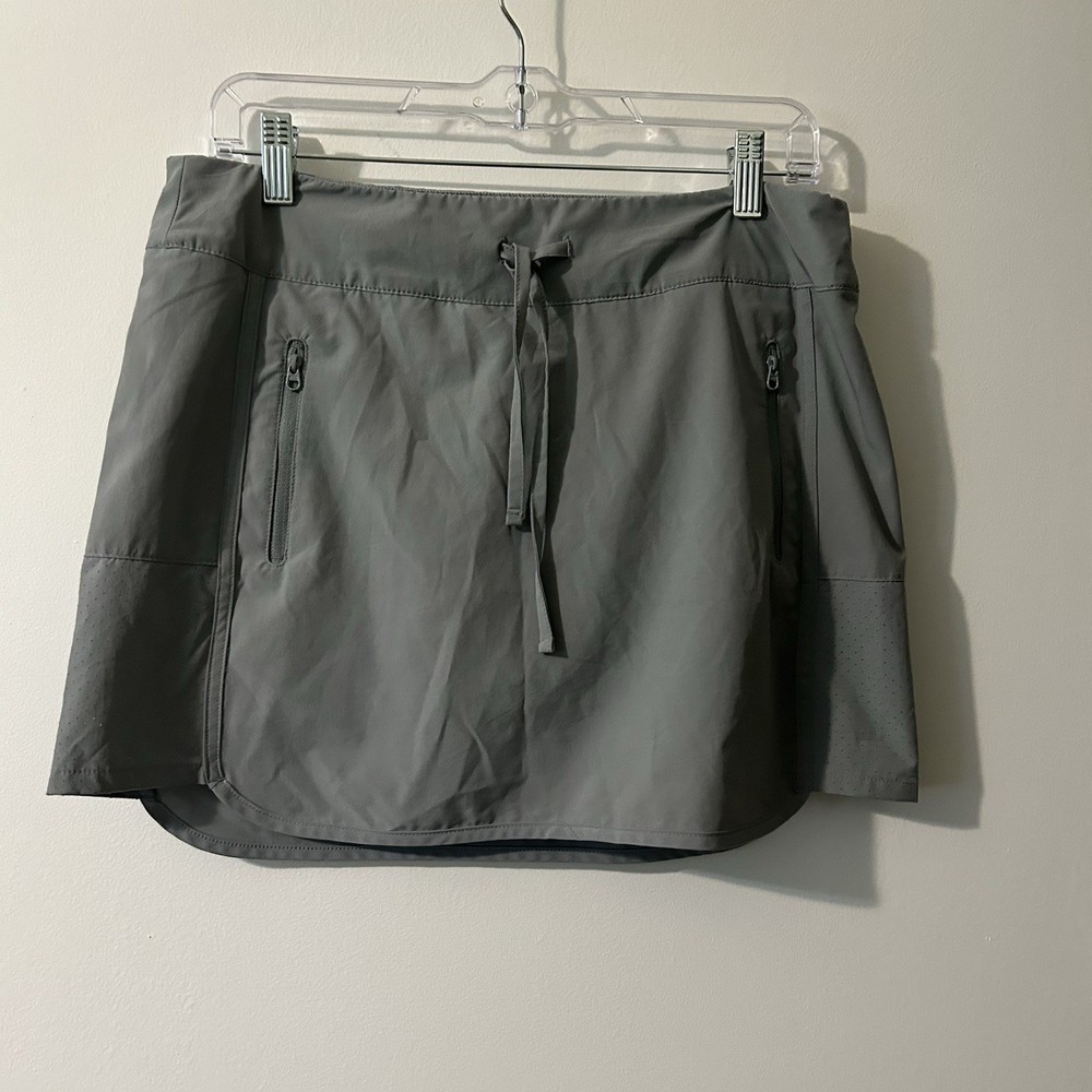 Magellan Fish Gear Skort Short Skirt Womens Large GreyTennis Golf Pickleball Zip