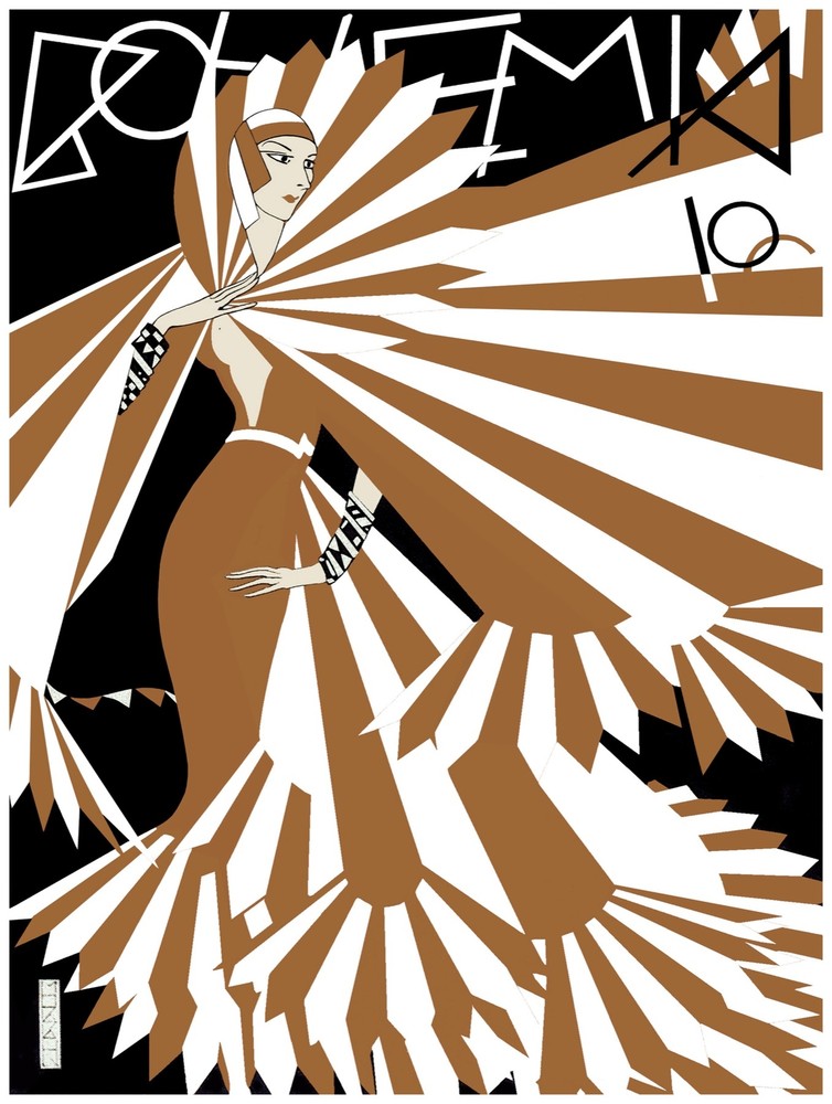 Decorative Poster. Fine Art Graphic. Bohemia Fashion Home Design. 2655