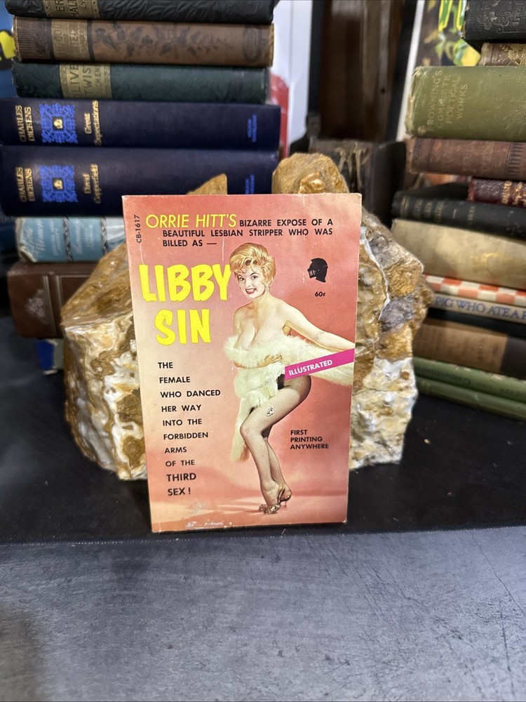 LIBBY SIN by Orrie Hitt Chariot Sleaze Vintage Pulp 1962 PB CB-1617