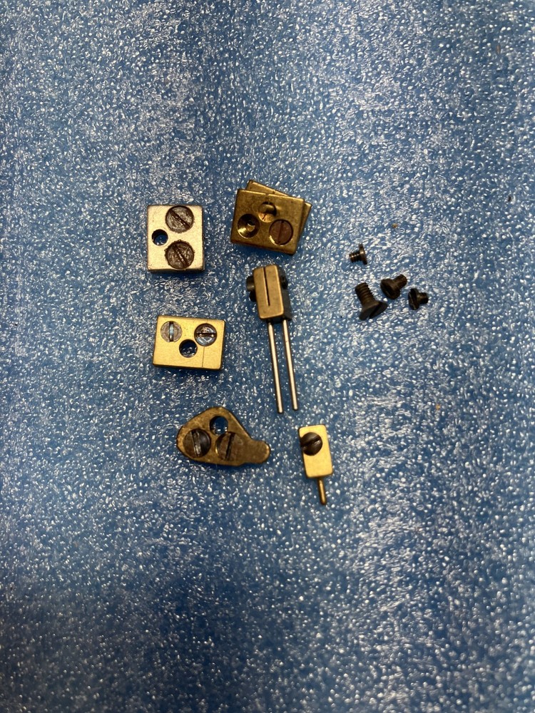 Anniversary Clock Parts Suspension Wire Blocks Forks Screws
