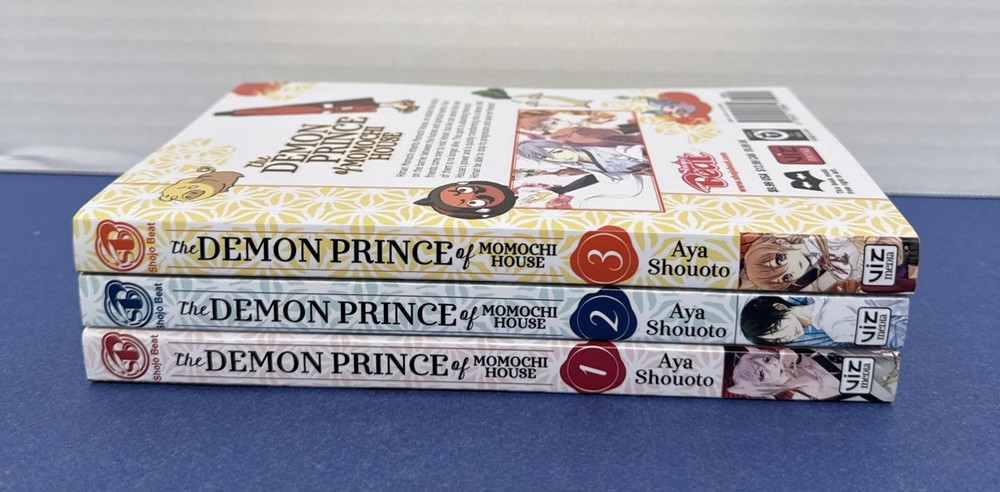 Lot of 3 ~ THE DEMON PRINCE OF MOMOCHI HOUSE ~ Manga ~ English ~ Volumes 1-3