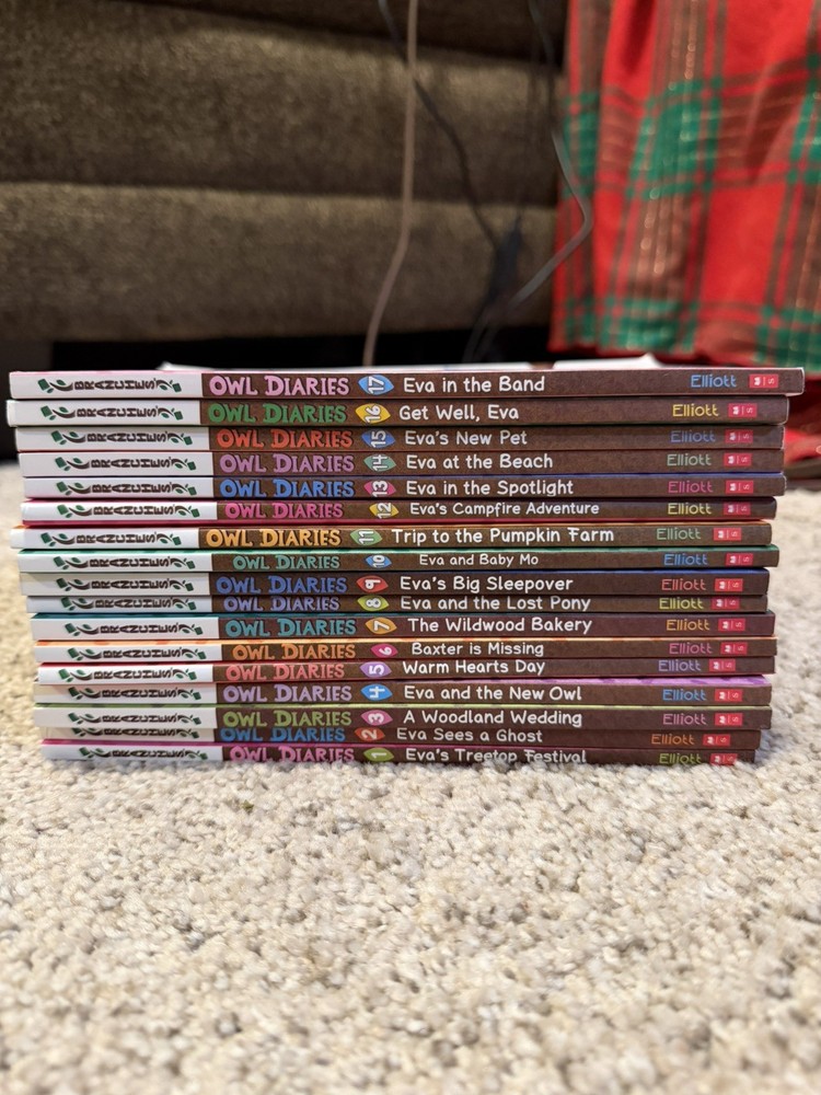 OWL DIARIES Books 1 -  17 Book Set Children’s Rebecca Elliott Paperback READ