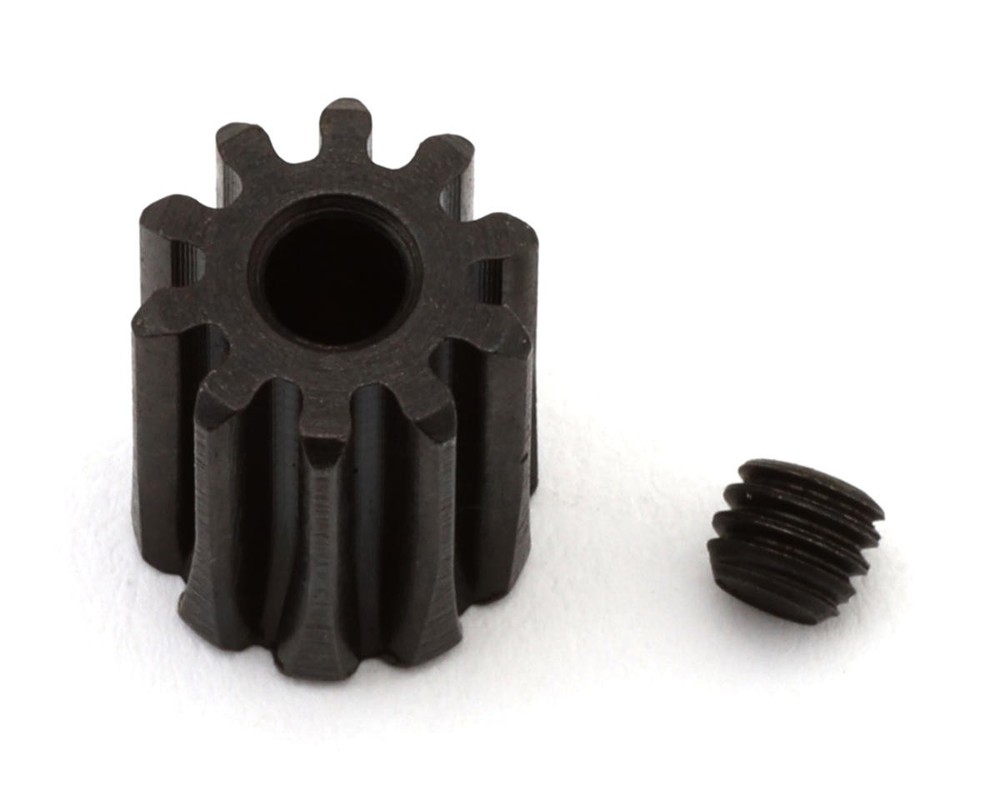Maverick Qbit MT Pro Pinion Gear (10T) (Machined Steel) (0.8M/3.175mm Shaft)🌟✨25 Years on eBay! 250,000+ feedback!✨🌟