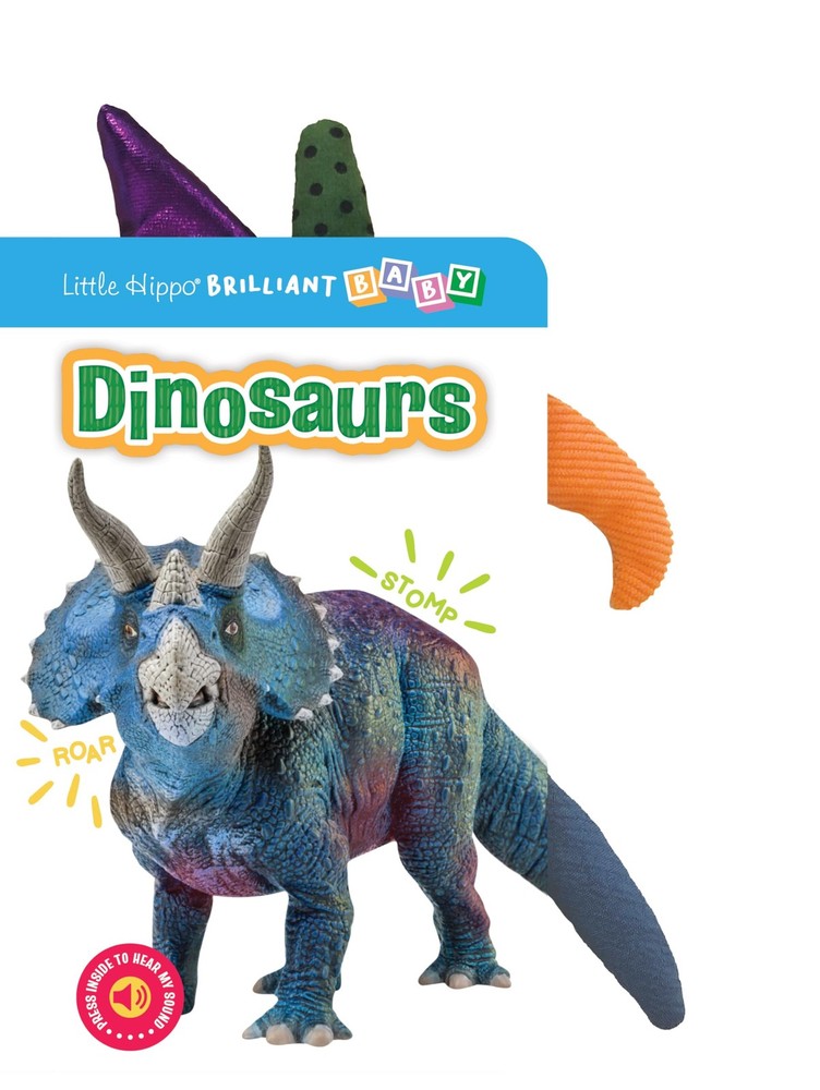 Little Hippo Books Dinosaurs I Dinosaur Sound Children's Books | Touch and Feel,