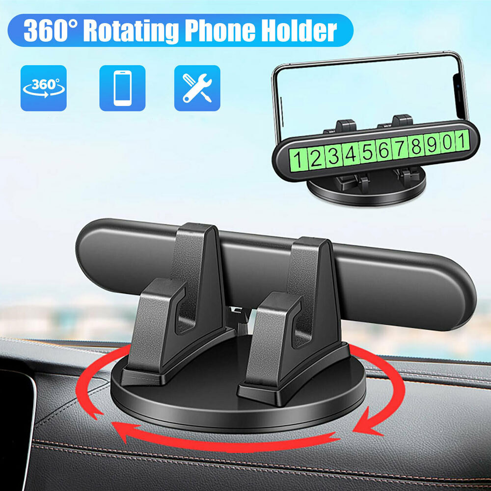 1pc Car Phone Dashboard Anti-slip Rubber Mat Mount Holder Pad Stand Accessories