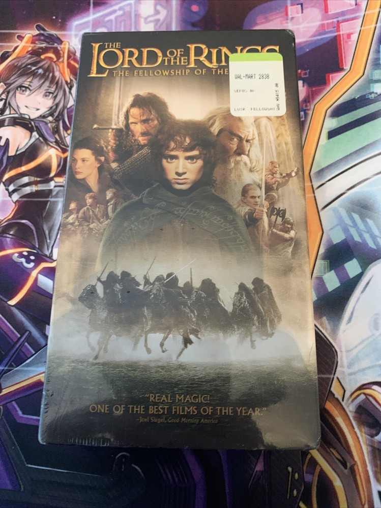 The Lord Of The Rings The Fellowship Of The Rings VHS Tape 2002 New Sealed