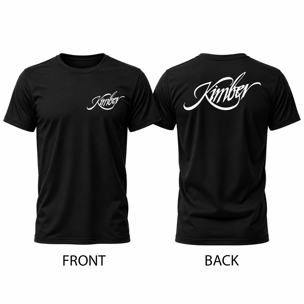 Kimber Guns Firearms Men's Black Graphic T Shirt