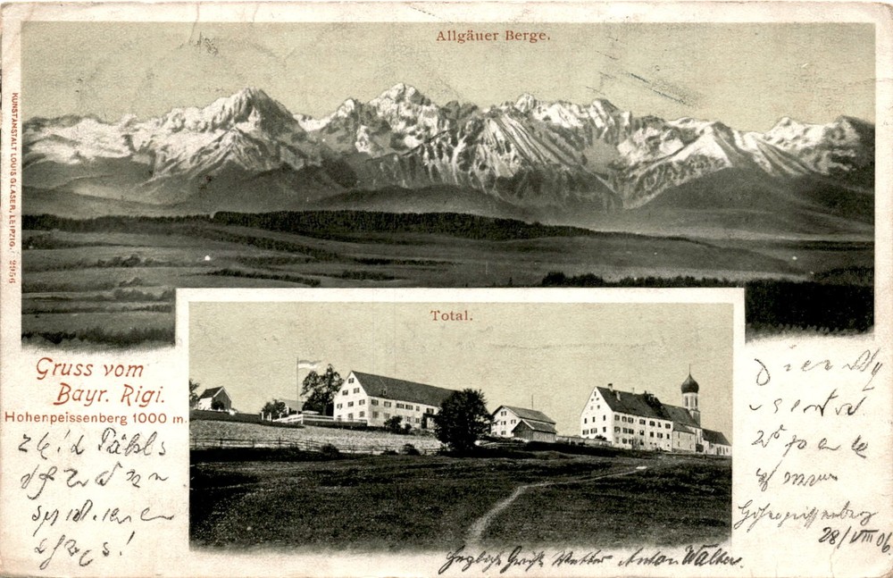 KUNSTANSTALT LOUIS GLASER, LEIPZIG, Allgä Postcard