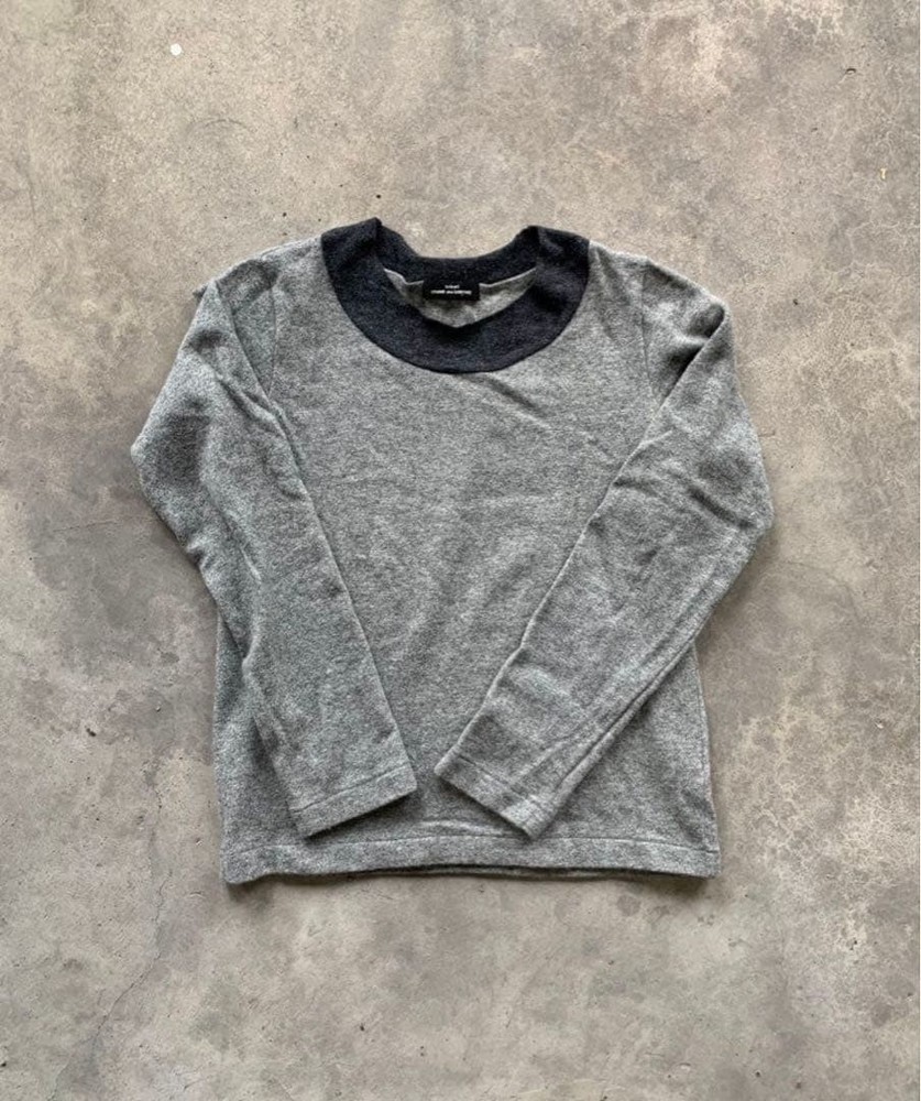 Tricot Comme des Garcons 90s Knit Shirt Size M Black Used