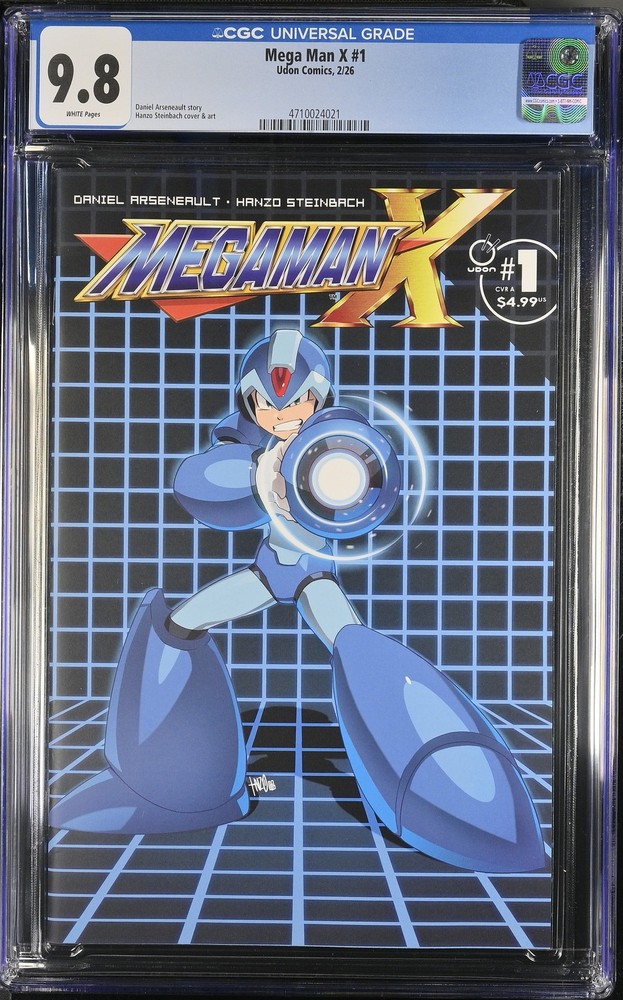 Mega Man X 1 CGC 9.8
