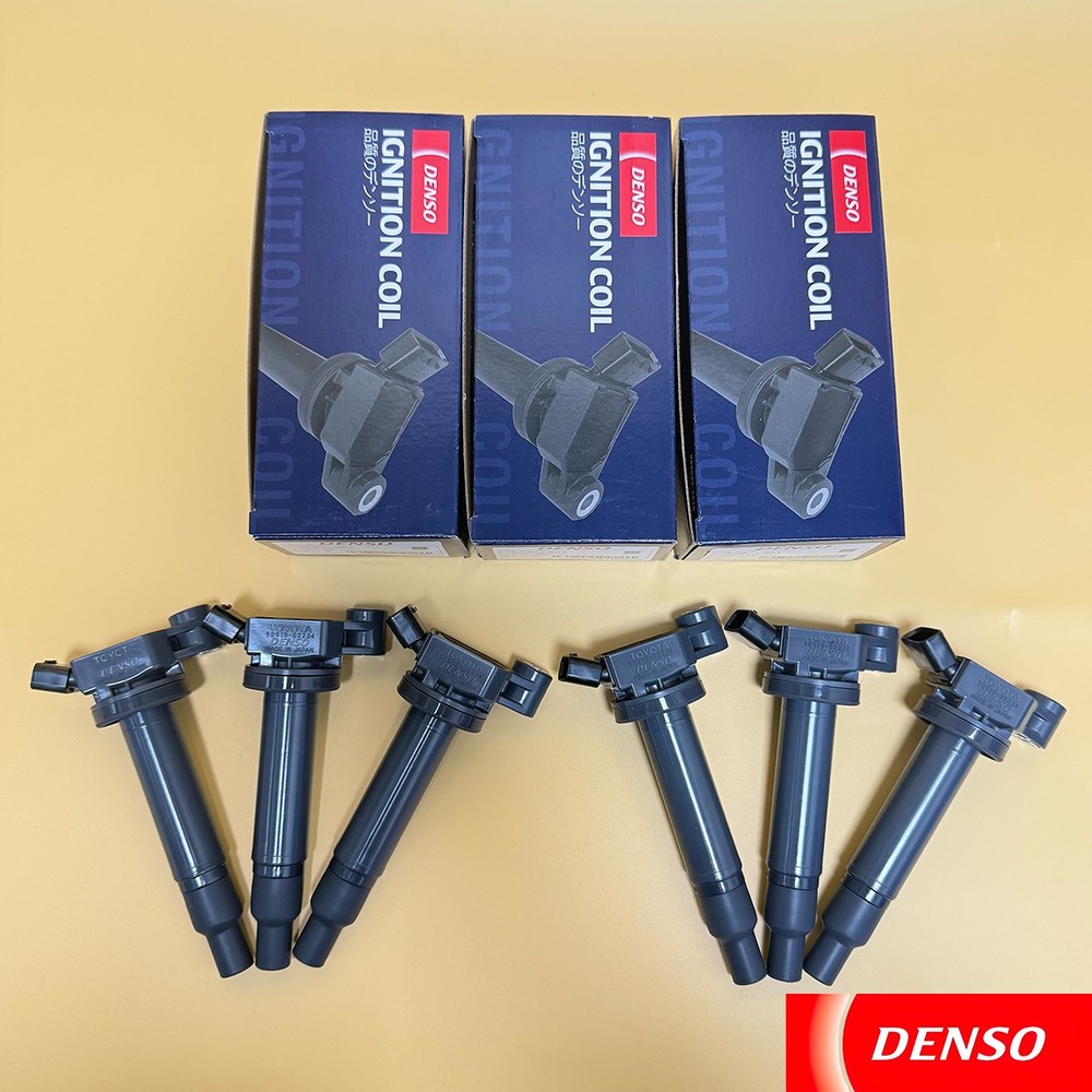 PACK OF 6 DENSO 90919-02234 Ignition Coils for 1999-2010 Toyota Lexus 3.0L 3.3L
