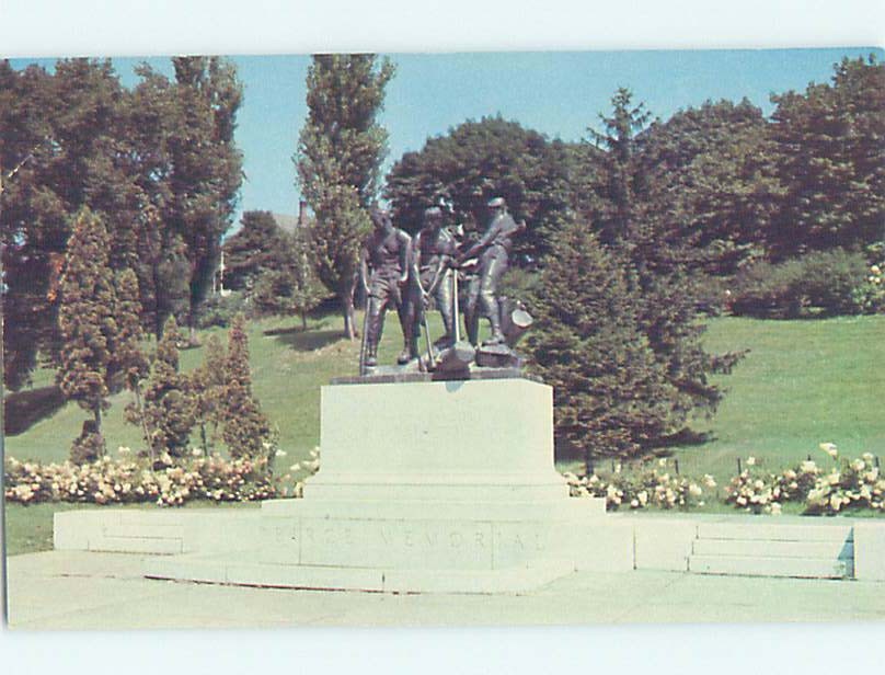 Pre-1980 MONUMENT SCENE Bangor Maine ME m/09 AE7290