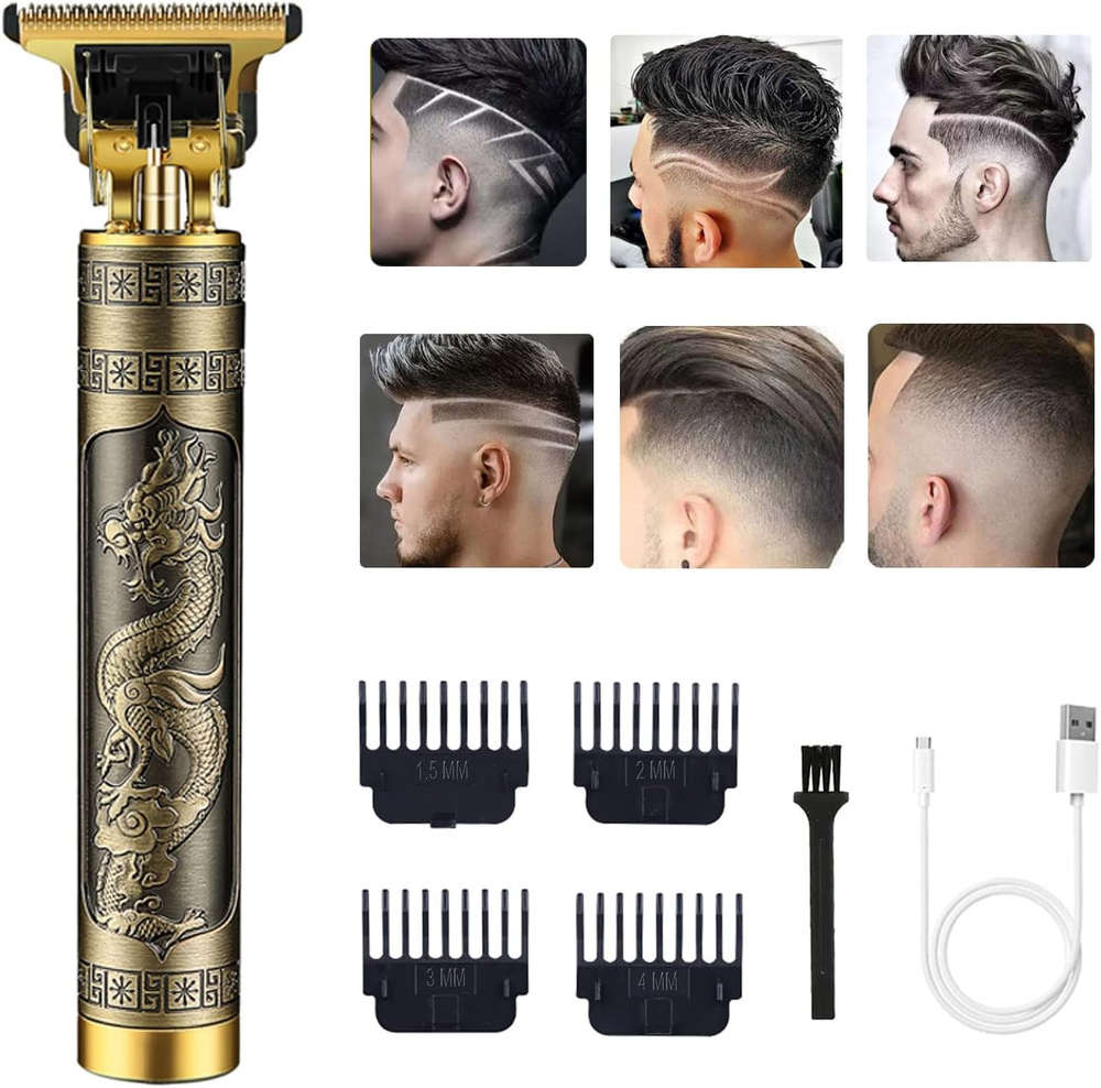 Hair Clippers for Men, Cordless Electric Hair Trimmer Rechargeable Beard Trimmer