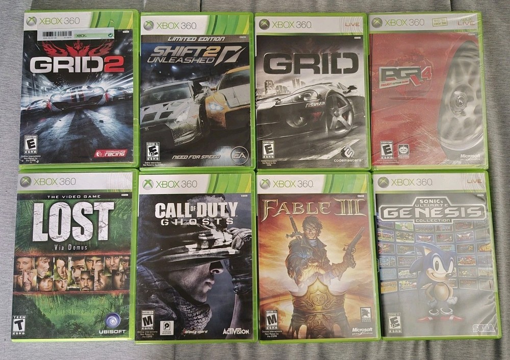 Xbox 360 Games Lot