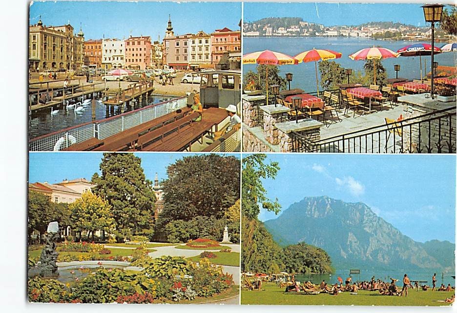 Postcard Scenes & Views Gmunden Austria