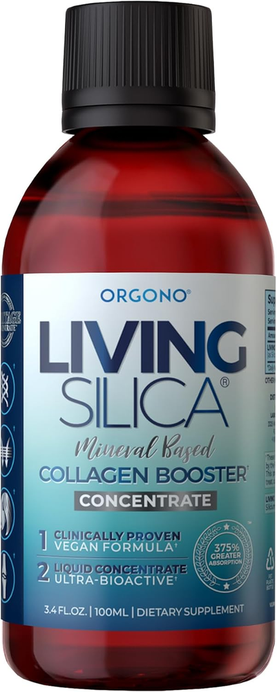 Mineral-Based Collagen Booster Travel Sized | Living Silica Concentrate | Vegan