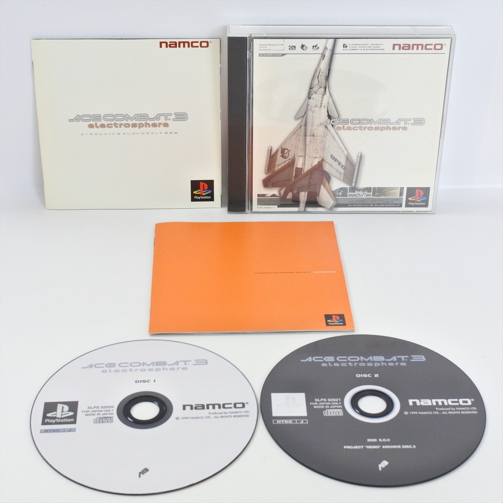 ACE COMBAT 3 Electrosphere PS1 Playstation For JP System 8373 p1-image
