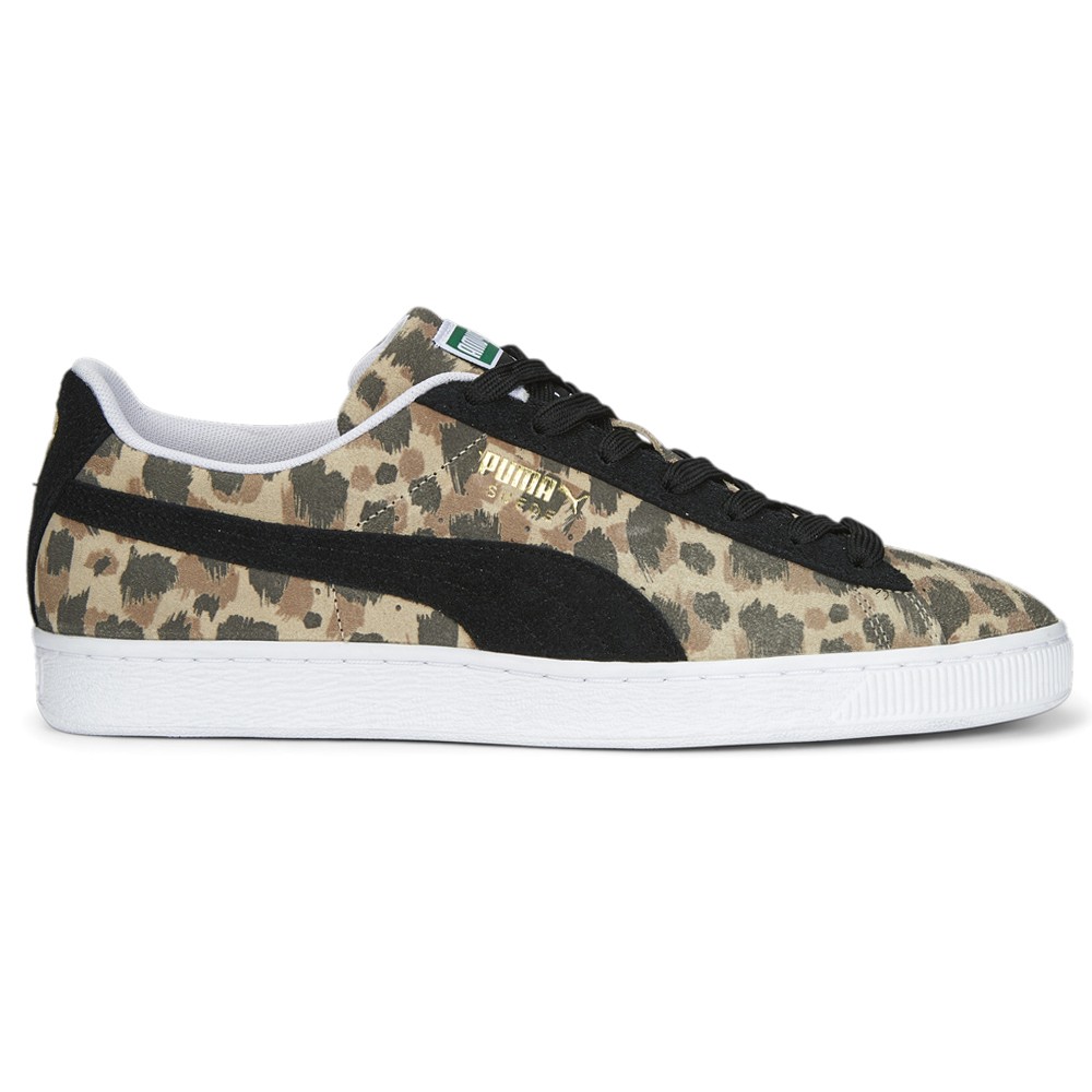 PUMA Suede Animal Lace Up  Mens Beige Sneakers Casual Shoes 39110801