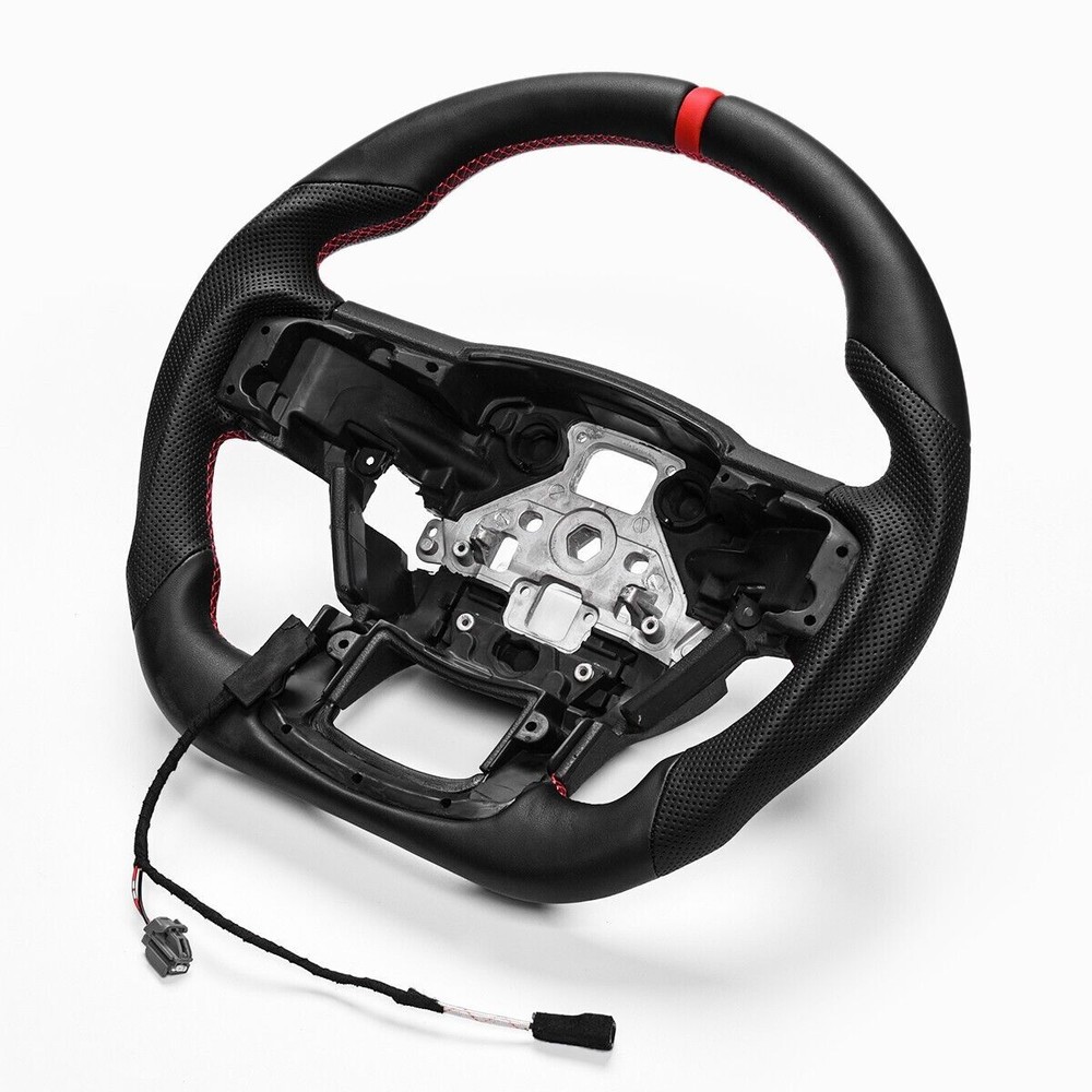 Real Nappa Leather Steering Wheel 2015-20 F-150 F-250 Raptor Super Duty W/heaed