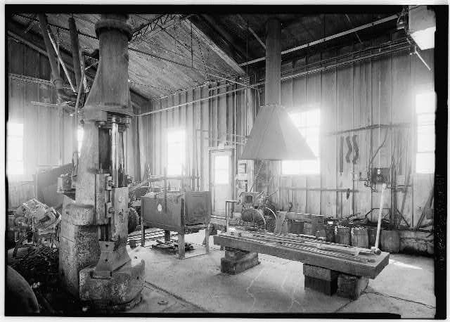 Photo:Colver Pennsylvania 1900s Cambria Indiana Railroad Blacksmith Shop