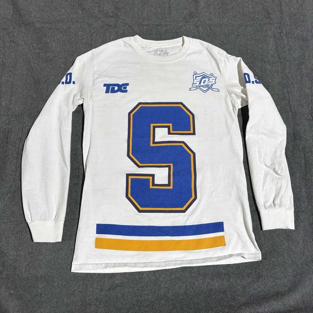 SZA SOS Tour Merch White Long Sleeve Hockey Jersey T-Shirt TDE Official Small