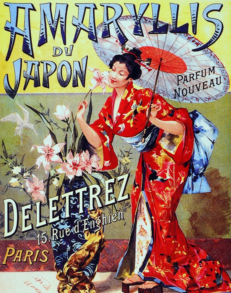 Maryllis du Japon Perfume Ad Decorative Poster.Fine Graphic Art Design. 2996
