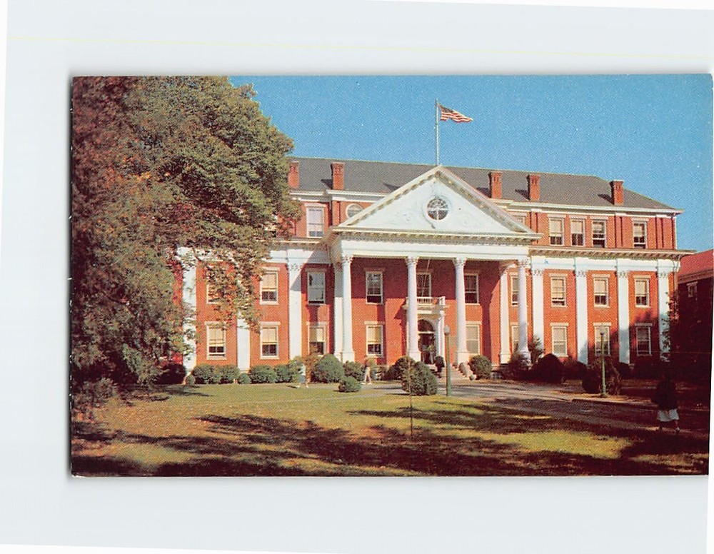 Postcard Administration Building Roanoke College Salem Virginia USA