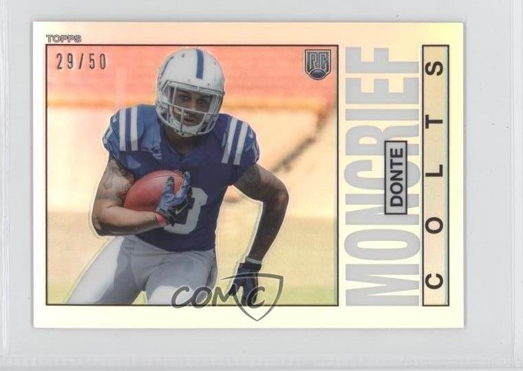 2014 Topps Chrome Mini 1985 Design Refractor 29/50 Donte Moncrief Rookie RC 0c6Fulfilled by COMC - World’s largest consignment service