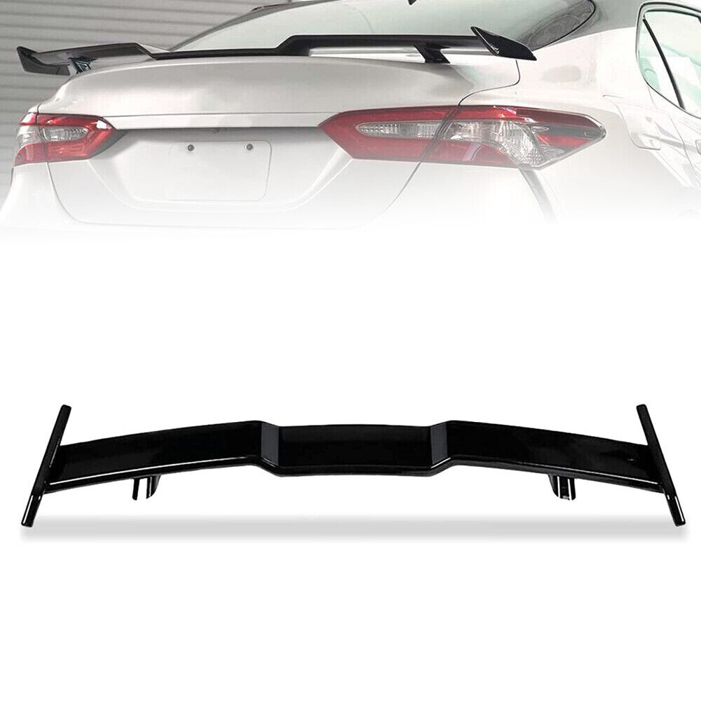 Gloss Black JDM TRD Highkick Trunk Spoiler for 18-23 Toyota Camry