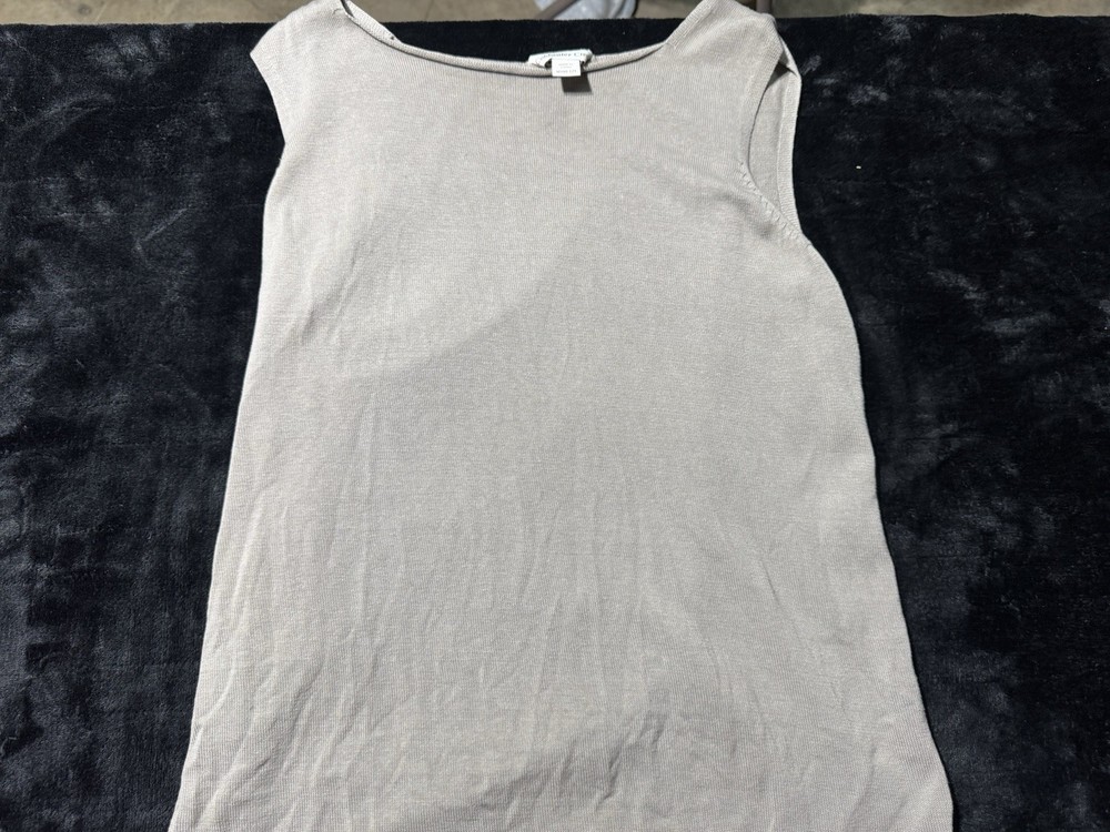 Old Navy grey linen tank top Size M #linen #summer