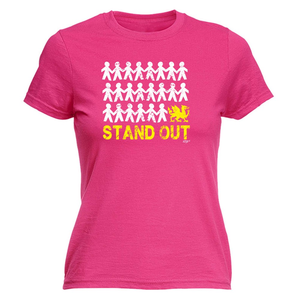 Stand Out Welsh - Womens T Shirt Funny T-Shirt Novelty gift tshirt