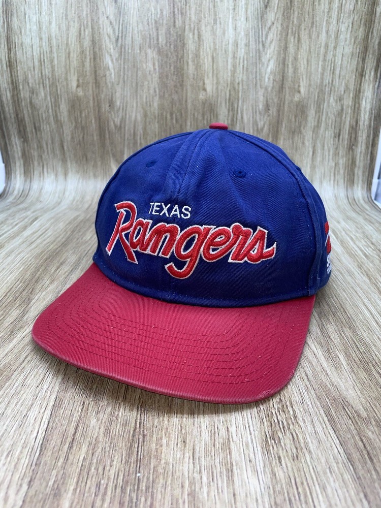 Vintage 90’s Texas Rangers Sports Specialties SnapBack Hat Blue Preowned