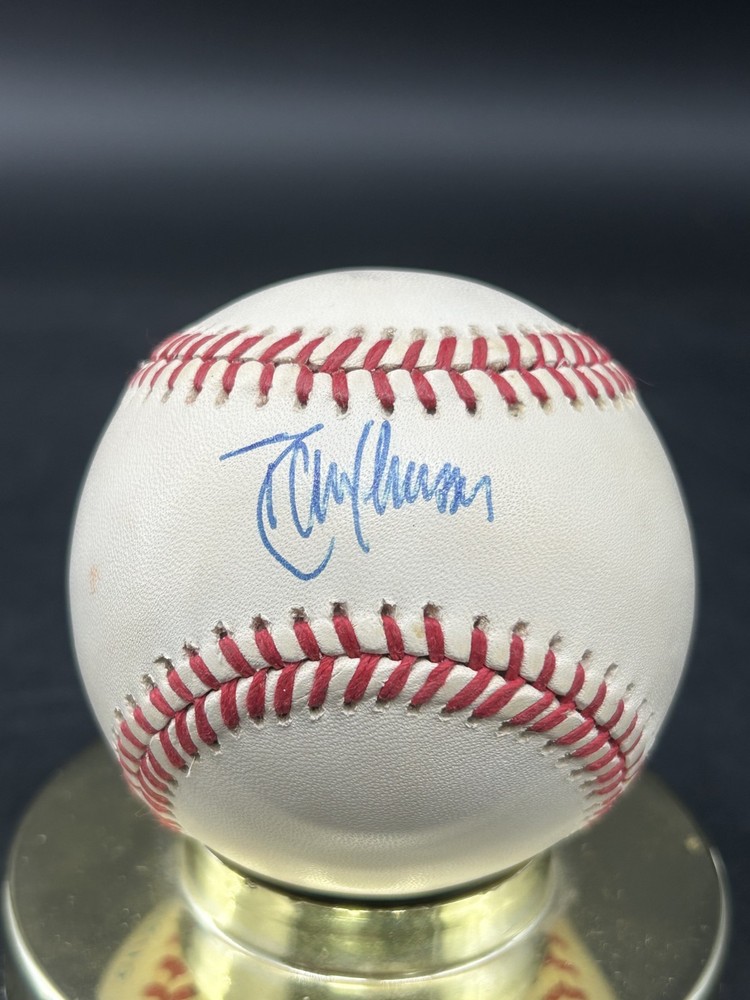 Randy Johnson Signed OAL Baseball Bobby Brown Ball Seattle Mariners HOF PSA DNAPROBSTEIN123 is actively accepting CONSIGNMENTS !!