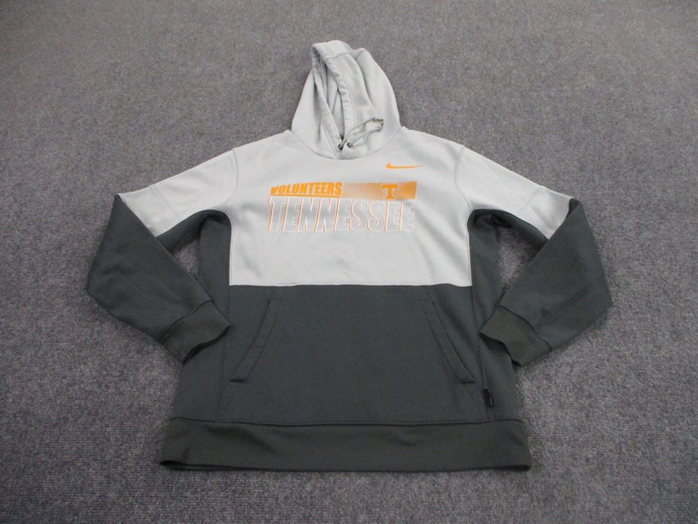 Tennessee Vols Hoodie Sweatshirt Adult M Gray Pullover Nike Logo Active Womens