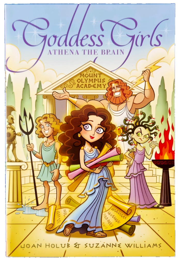 Goddess Girls Athena The Brain Paperback Free Shipping Book