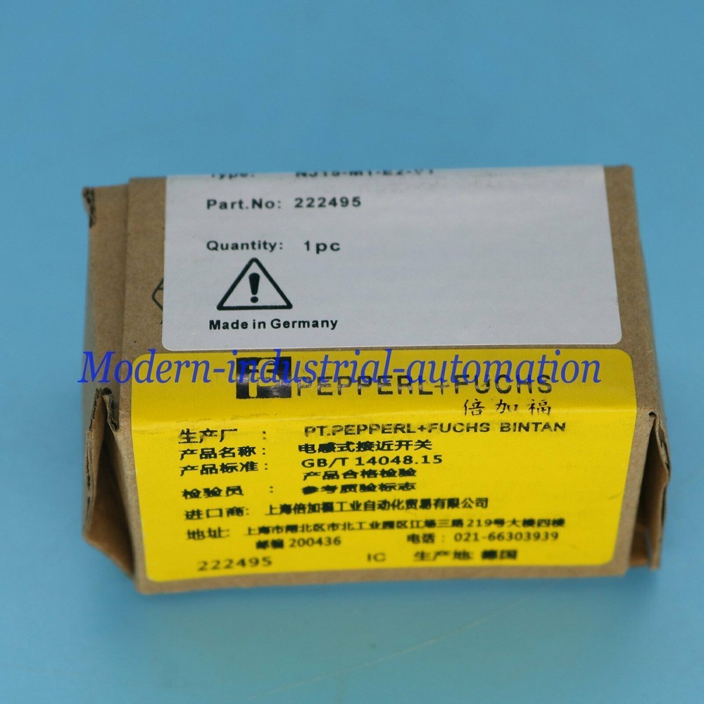 P+F NJ15-M1-E2-V1 ONE Inductive Sensor NEW IN BOX #F22