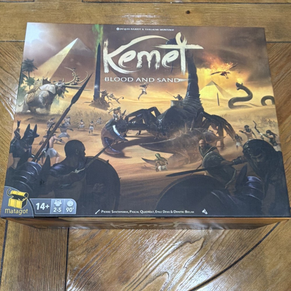 Matagot Kemet: Blood and Sand Fantasy Board Game Miniatures 2-5 Players 14+ 2021