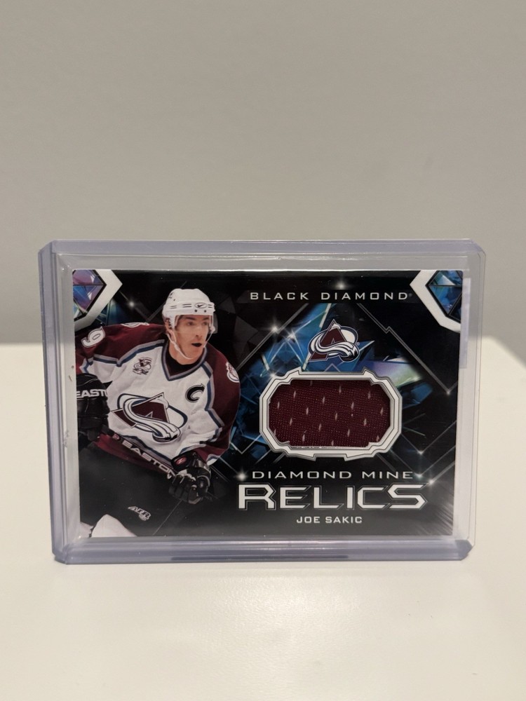 2023-24 Upper Deck Black Diamond Joe Sakic 25-25 Patch Diamond Mine Relics