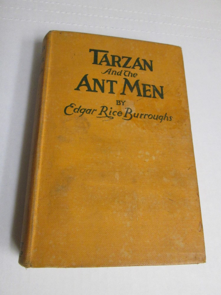 Edgar Rice Burroughs TARZAN AND THE ANT MEN First Edition in variant binding